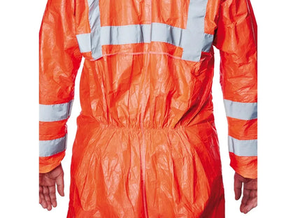 Tuta monouso alta visibilità antistatica e biologica EN 1149-5 EN 14126 – PWSTORE
