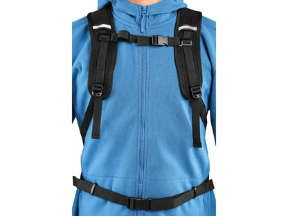 Zaino compatto da città con spallacci traspiranti e tasche interne - vista dettagli